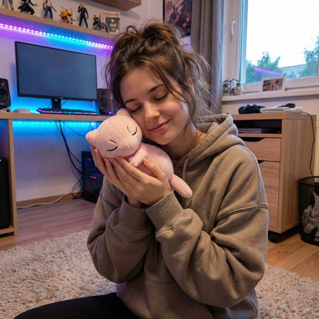 Peluche Mew qui dort
