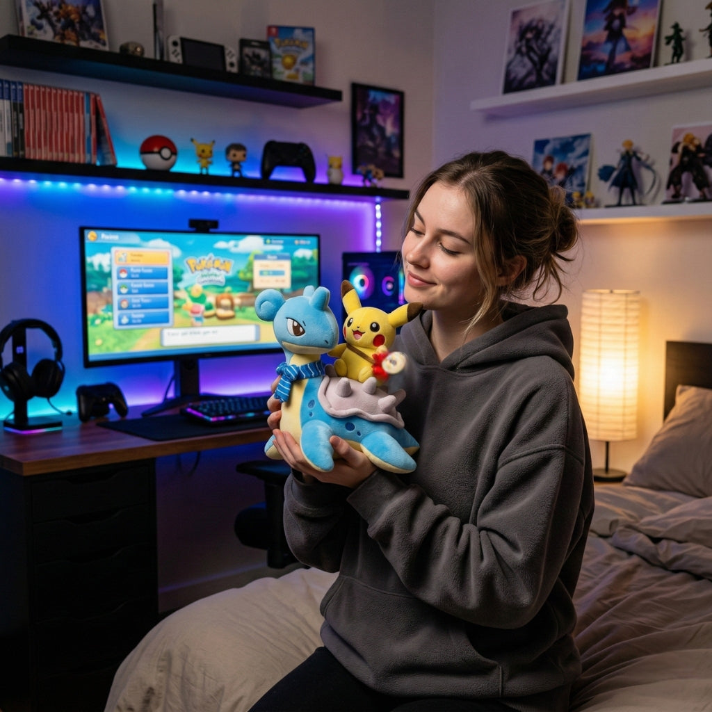 Peluche Pikachu & Lokhlass