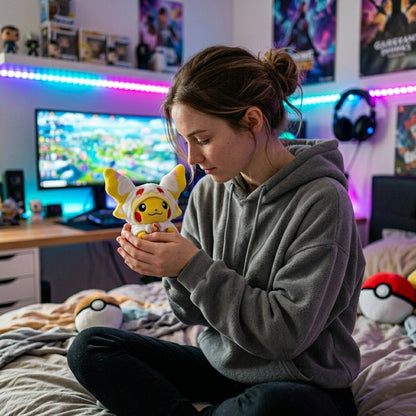 Peluche Pikachu déguisé en Nanméouïe